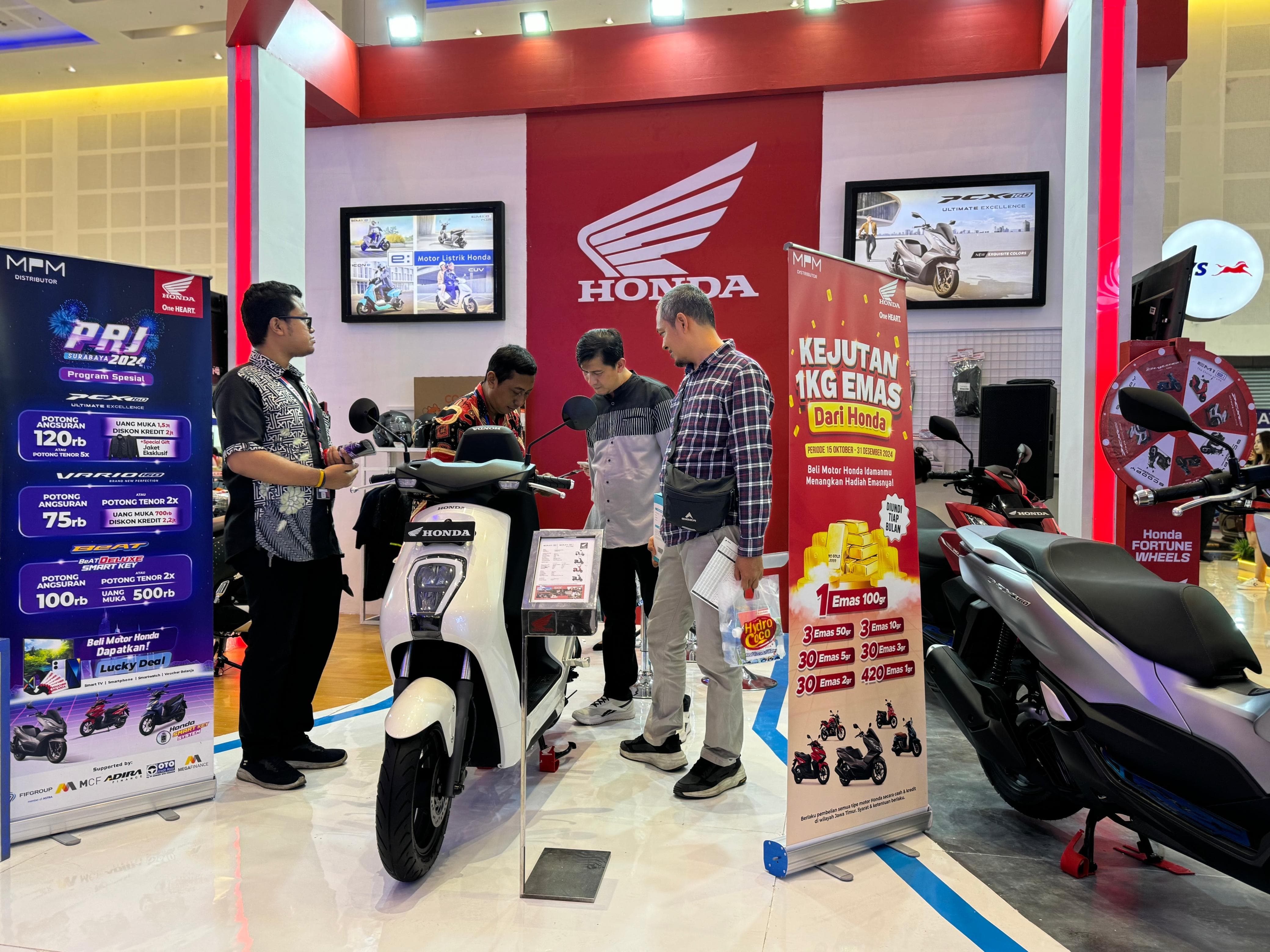 Press Release Kejutan Istimewa Pembelian Honda: Dapatkan Kesempatan Menangkan Total 1 Kg Emas!